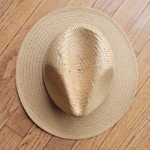 Aerie Straw Panama Hat One Size Straw hat with Panama silhouette - Picture 3 of 8